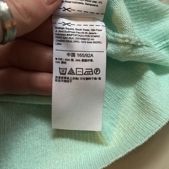 Sea foam green Old Navy cardigan - Picture 3 of 4